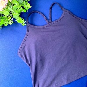 Athletic Crop Top w built in bra!